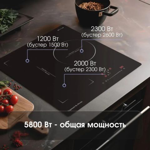 Индукционная варочная панель Zigmund & Shtain CI 49.4 B, изображение 3