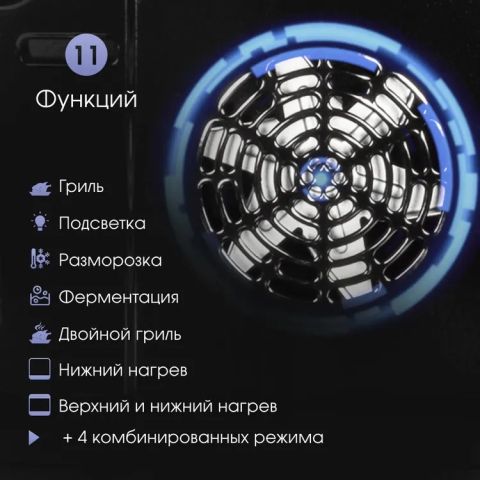 Духовой шкаф Zigmund & Shtain E 168 B черный, изображение 5