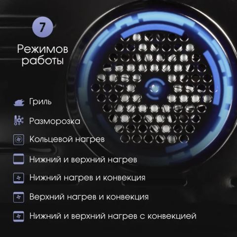 Духовой шкаф Zigmund & Shtain E 158 B черный, изображение 5