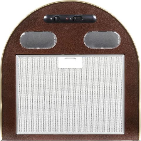Вытяжка каминная Elikor Эпсилон 50П-430-П3Л медный/золотистый
