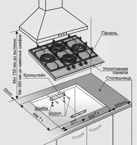 Газовая варочная панель Gefest ПВГ 2231-01 Р3, изображение 4