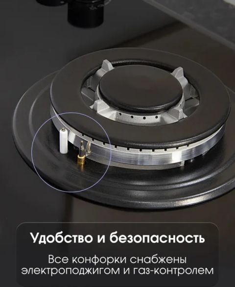 Газовая варочная панель Zigmund & Shtain MN 185.61 B, изображение 5