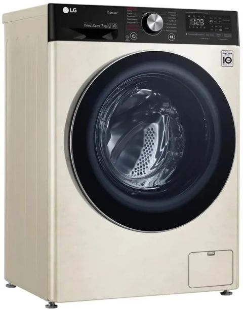 Стиральная машина LG F2V5HS9B бежевый, изображение 3