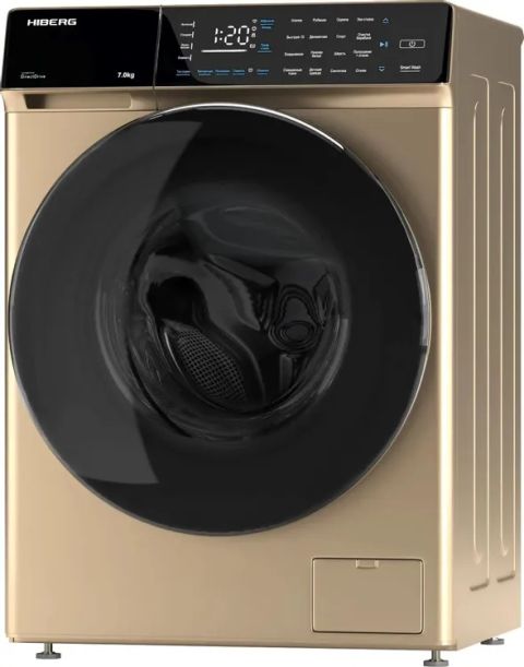Стиральная машина Hiberg i-DDQ9-712 G золотистый, изображение 3