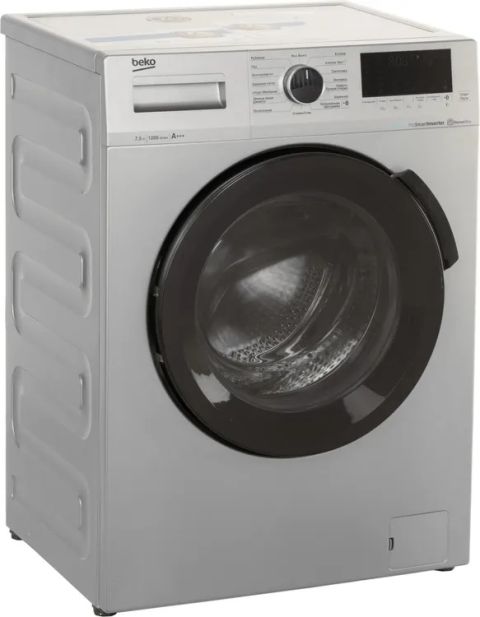Стиральная машина Beko WSPE7H616S cеребристый, изображение 4