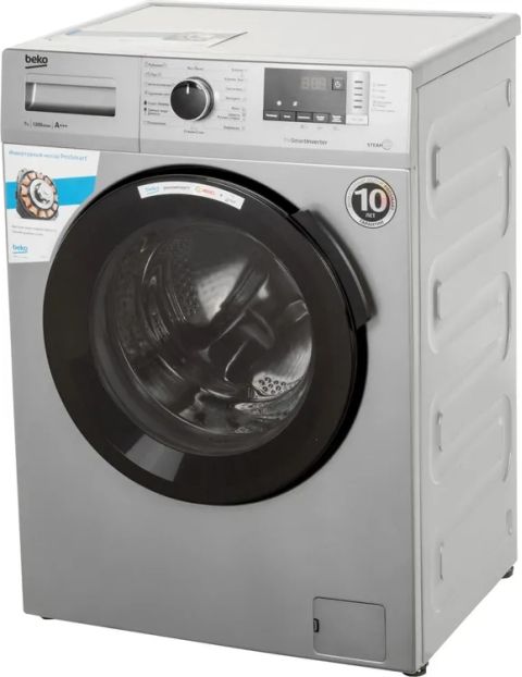 Стиральная машина Beko RSPE78612S серебристый, изображение 4