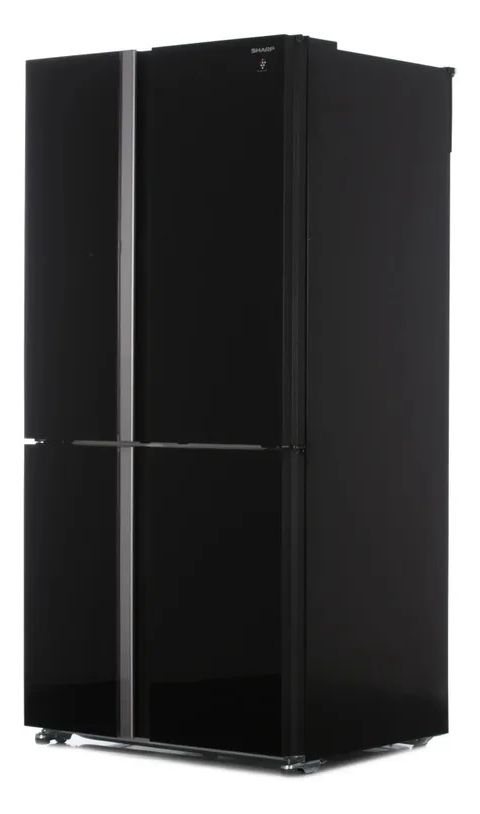 Холодильник Sharp SJ-FS97VBK черное стекло, изображение 4