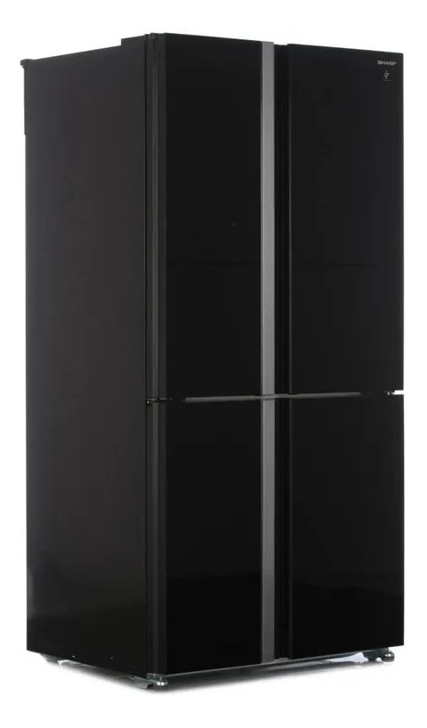 Холодильник Sharp SJ-FS97VBK черное стекло, изображение 3