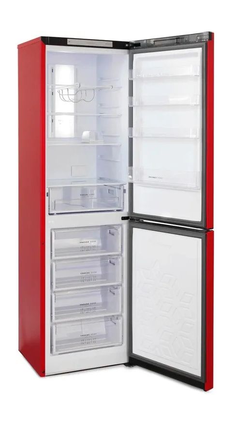 Холодильник Бирюса Б-H980NF красный, изображение 4