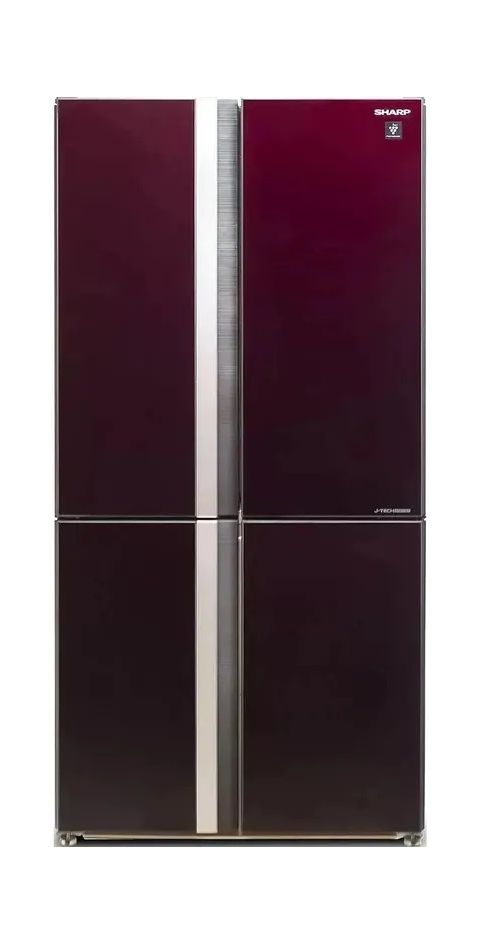 Холодильник Sharp SJ-GX98PRD темно-бордовый, изображение 3