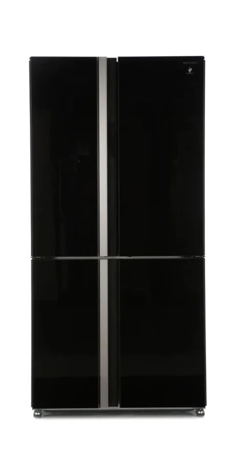 Холодильник Sharp SJ-FS97VBK черное стекло, изображение 5