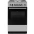 Плита газовая De Luxe 5040.40Г (кр) ЧР-010 серебристый