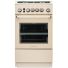 Плита De Luxe 5040.40г (кр) ЧР-016 бежевый (стекл крышка) реш.чугун, изображение 2