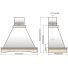 Вытяжка Elikor VILLA 60P-650-P3L BEIGE, изображение 3