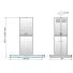 Вытяжка Elikor AGAT ISLAND 90N-1000-E4D STEEL/BK, изображение 2