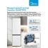 Холодильник Midea MDRB519MGE01ID белый, изображение 4